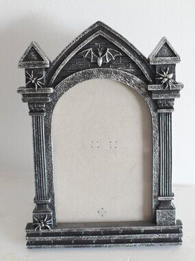 Vampire Bat Spider Spooky Gothic Picture Frame Halloween Decor